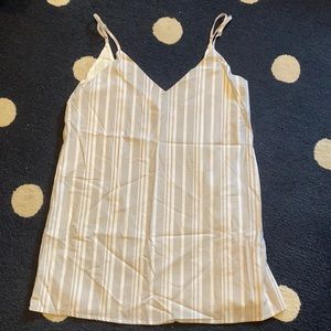 Grey and white striped dress from Tobi. Size M